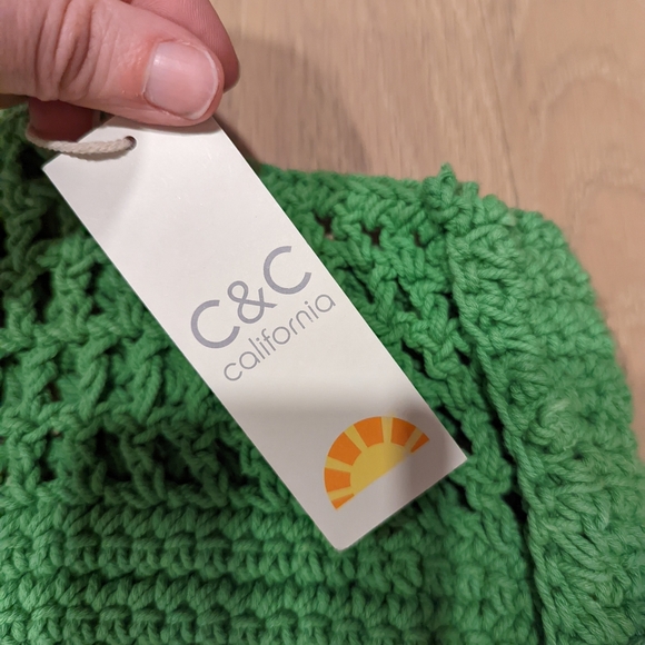 Green Crochet Tote Bag - Picture 6 of 7